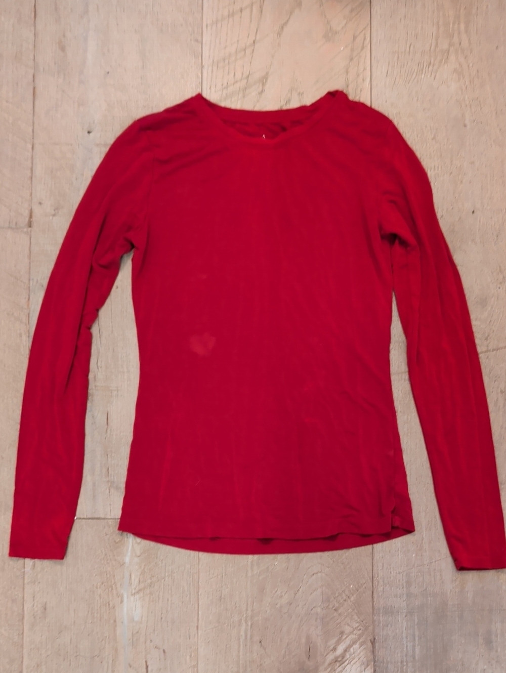 Cuddl Duds Red Long Sleeve Shirt Size S - Super Soft Cozy Top